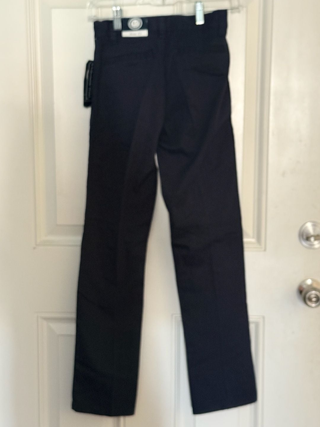 Cambridge Classics School Uniform Pants Size 12 Navy Blue Flat Front Slacks 2