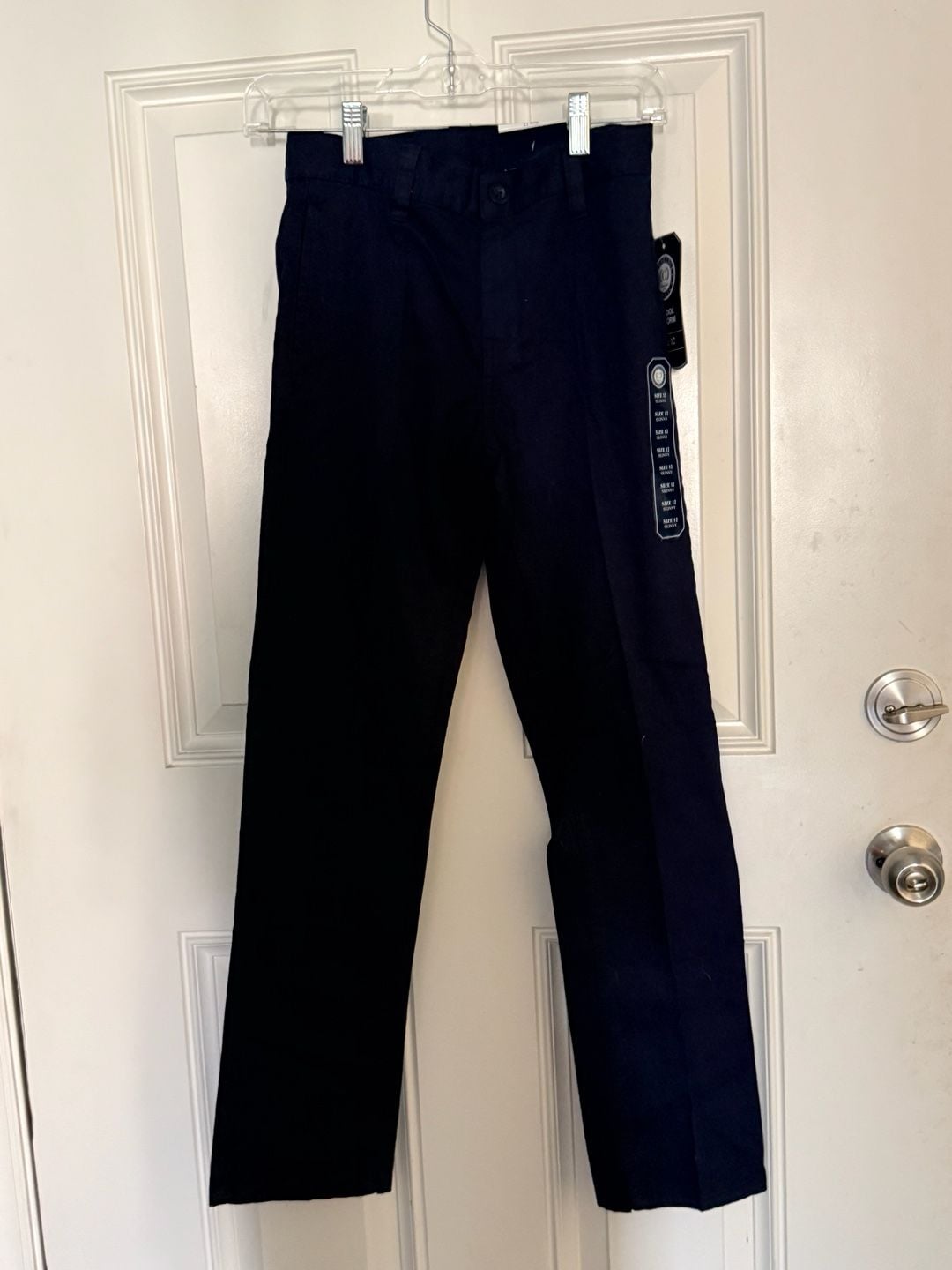 Cambridge Classics School Uniform Pants Size 12 Navy Blue Flat Front Slacks 3