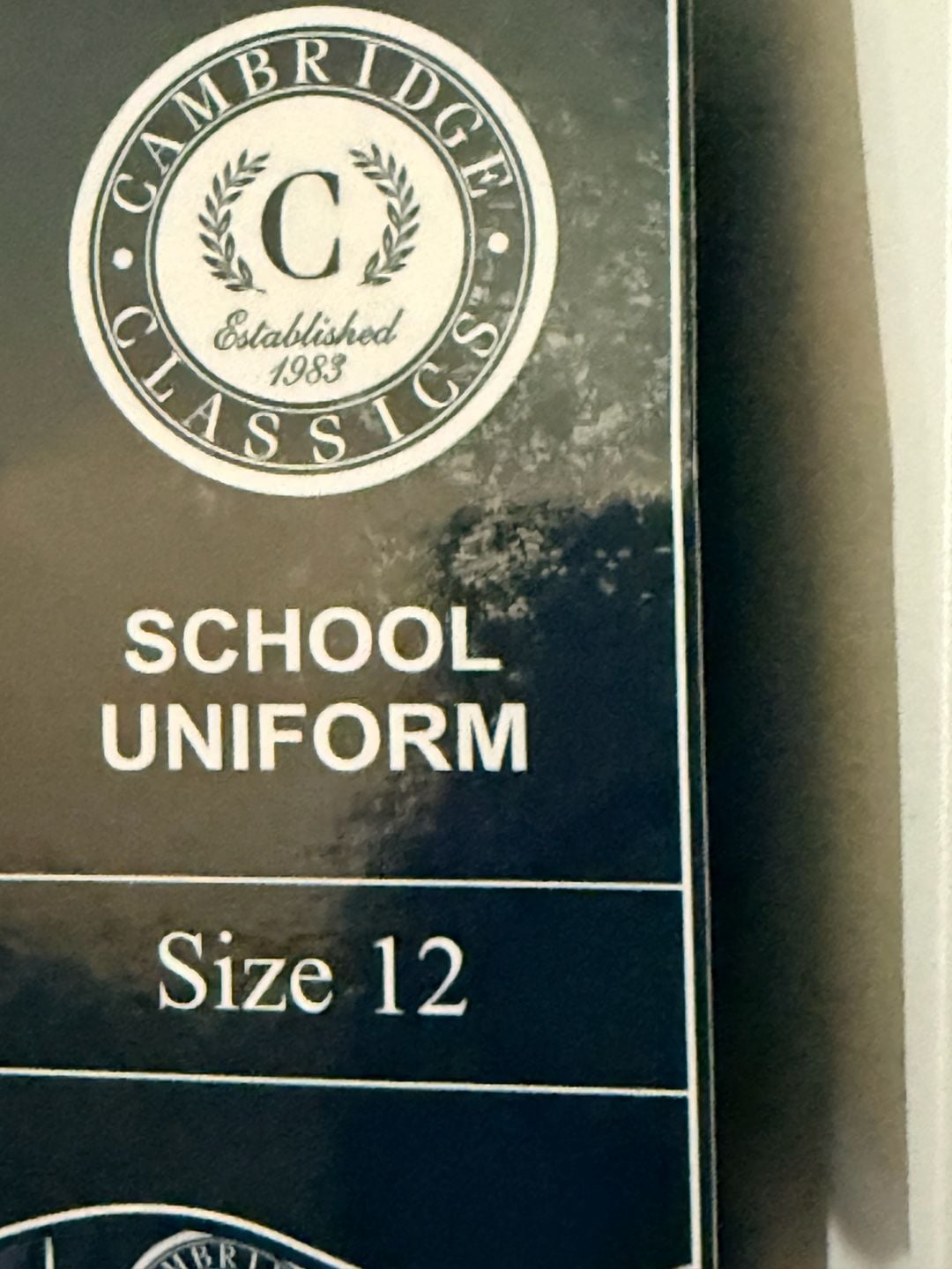 Cambridge Classics School Uniform Pants Size 12 Navy Blue Flat Front Slacks 4