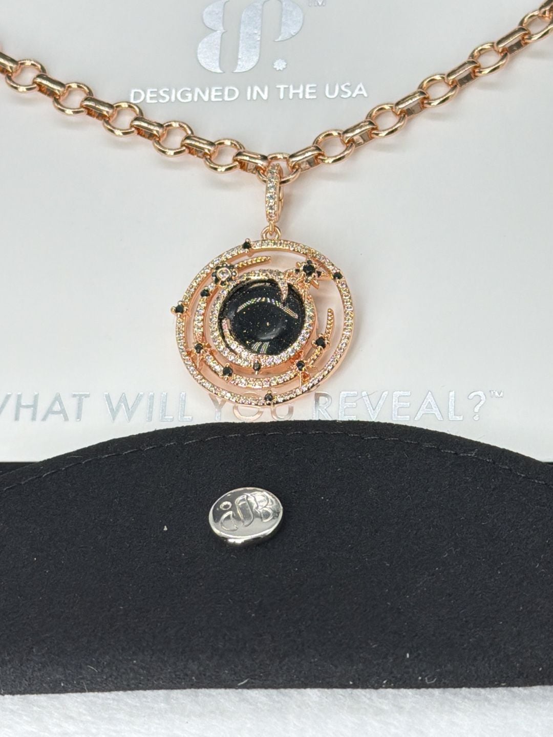 BP Obsidia Midnight Galaxy Glam Necklace 3