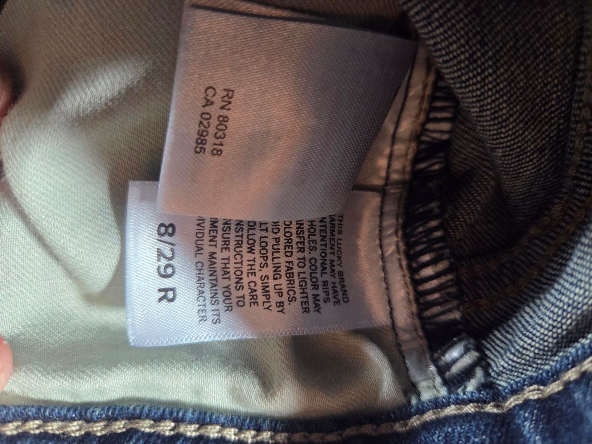 Lucky Brand Bootcut Jeans Size 8/29 R Blue Denim 9