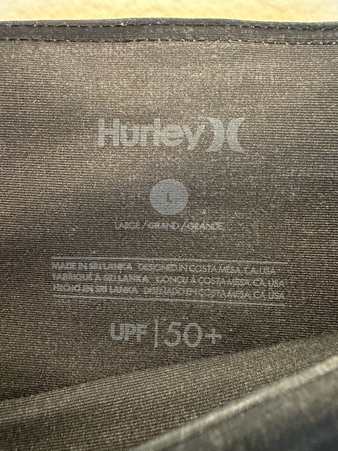 Hurley Floreal Surf Swim Leggings Size L UPF 50+ 3