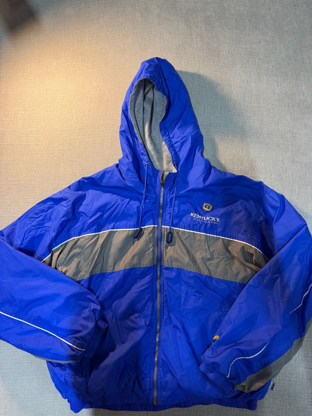 Reebok Kentucky Wildcats Windbreaker Jacket Blue 2
