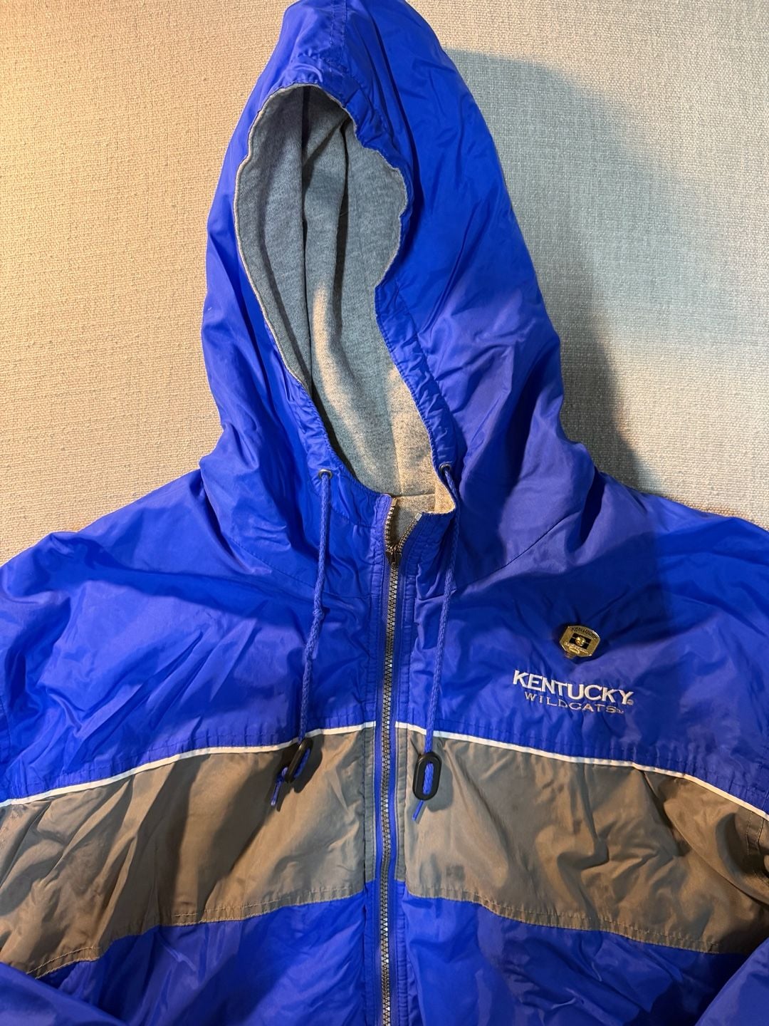 Reebok Kentucky Wildcats Windbreaker Jacket Blue 3