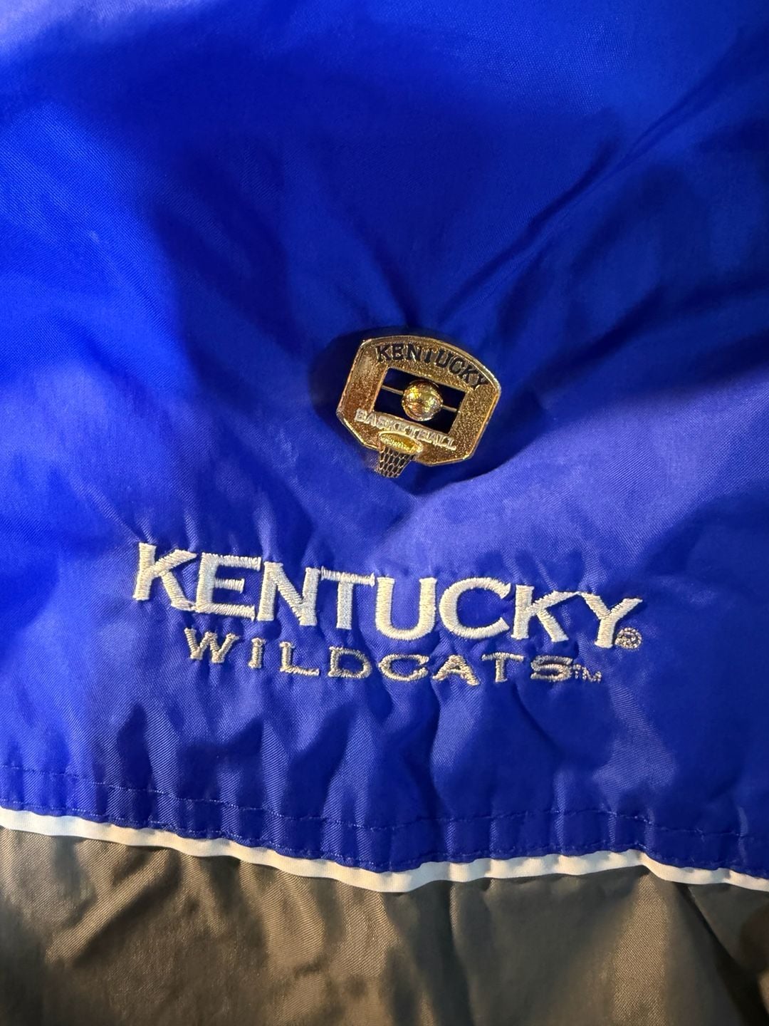 Reebok Kentucky Wildcats Windbreaker Jacket Blue 4