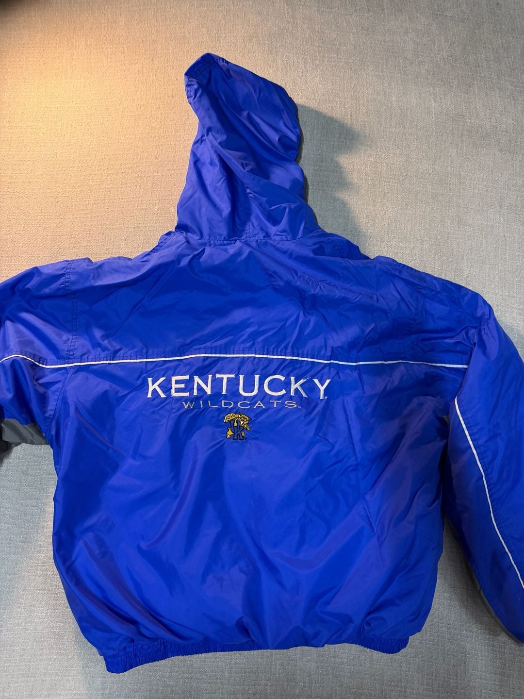 Reebok Kentucky Wildcats Windbreaker Jacket Blue 6