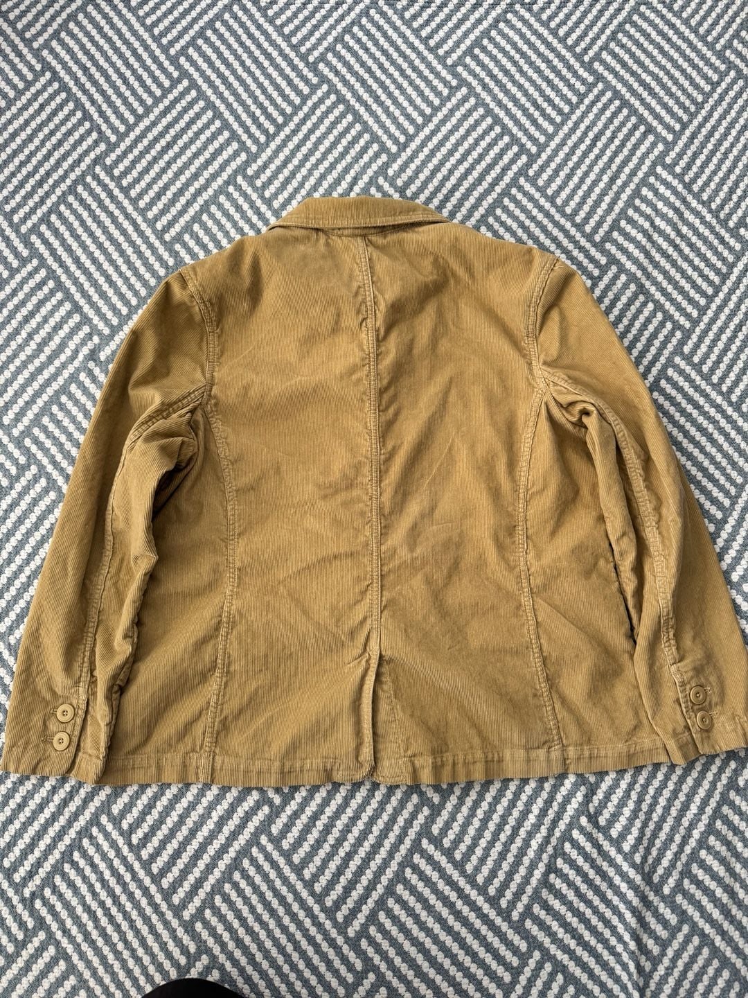 Eddie Bauer Corduroy Women’s Blazer Size XXL Brown Tan Cotton Jacket 7