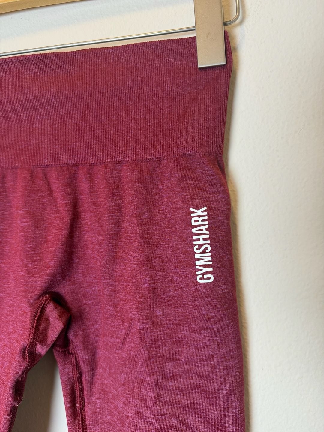 Gymshark Adapt Ombre Seamless Leggings Size S Burgundy 3
