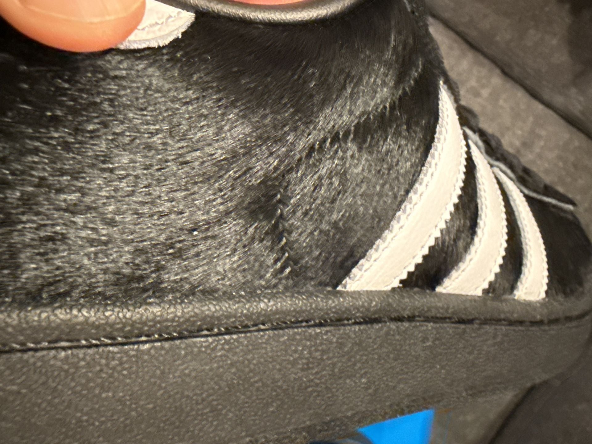 10W - Adidas Superstar II Women’s Black White Pony Hair Sneakers 7