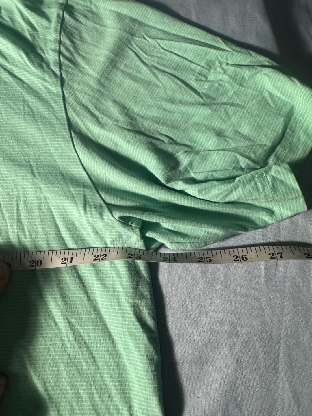Peter Millar Polo Shirt Size XL Mint Green Striped 7