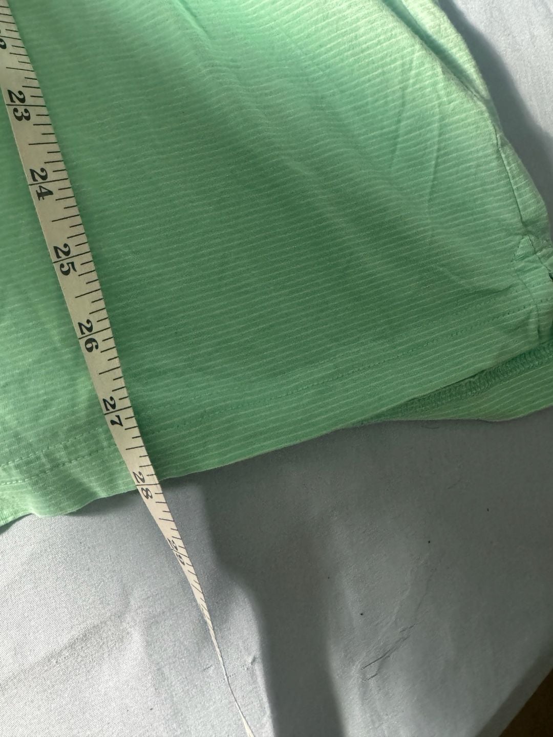 Peter Millar Polo Shirt Size XL Mint Green Striped 8