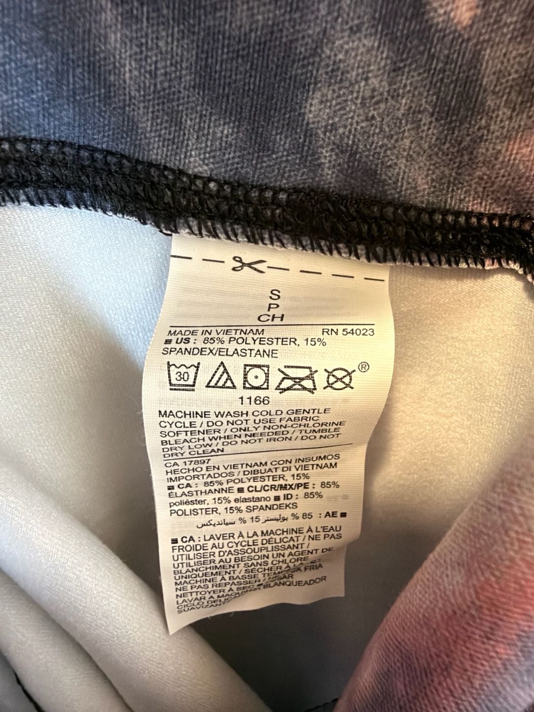Old Navy Active Elevate Legging Size S Tie Dye 5