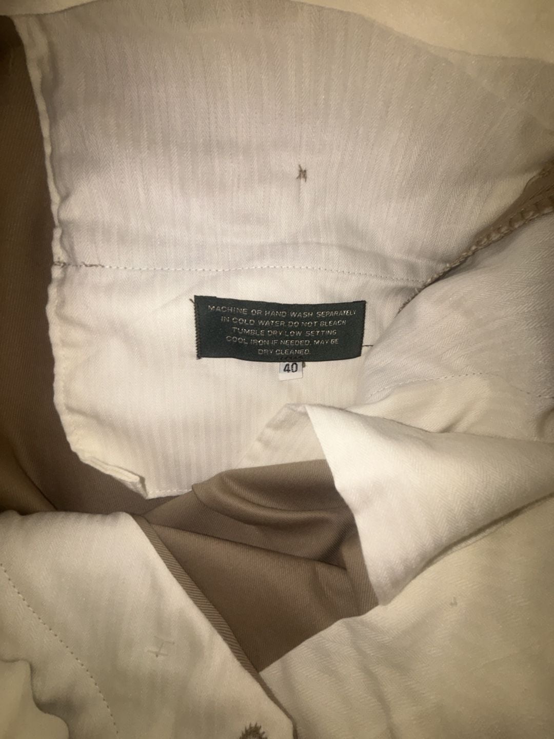 Polo Ralph Lauren Pleated Trousers Size 40 Khaki 3