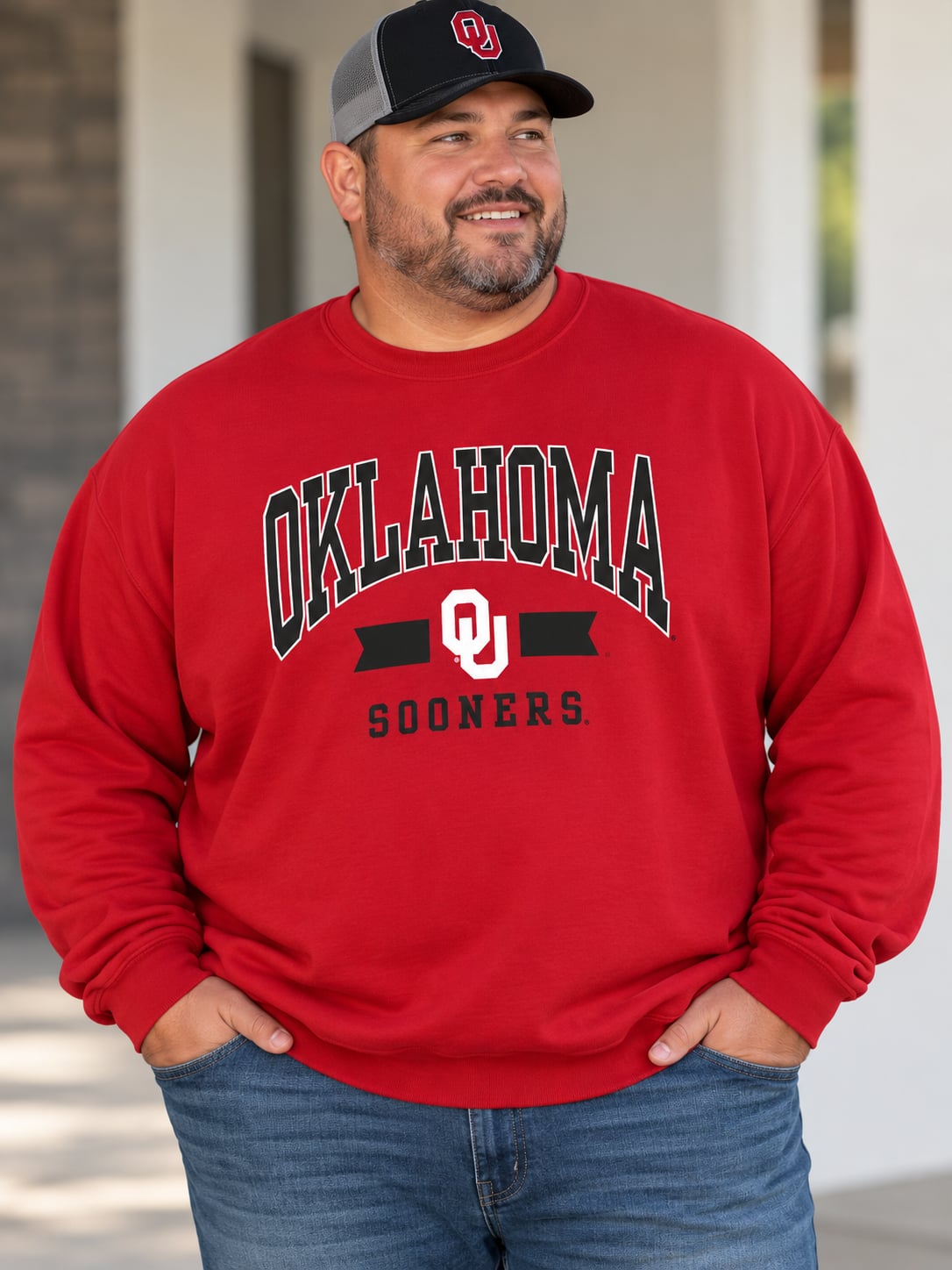 Profile Varsity Oklahoma Sooners Sweatshirt Size 3XL Red Crewneck 2