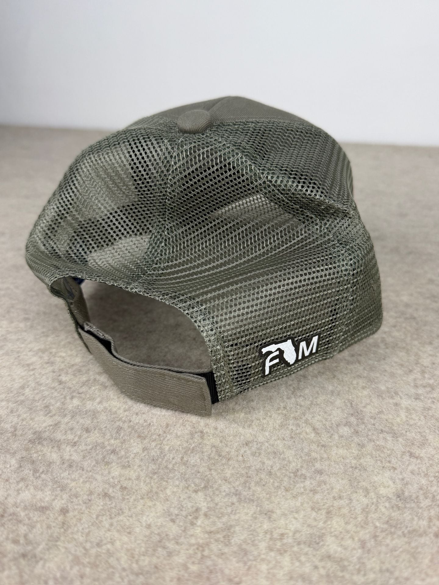 Port Authority Florida Map Trucker Hat Green Mesh Patch 4
