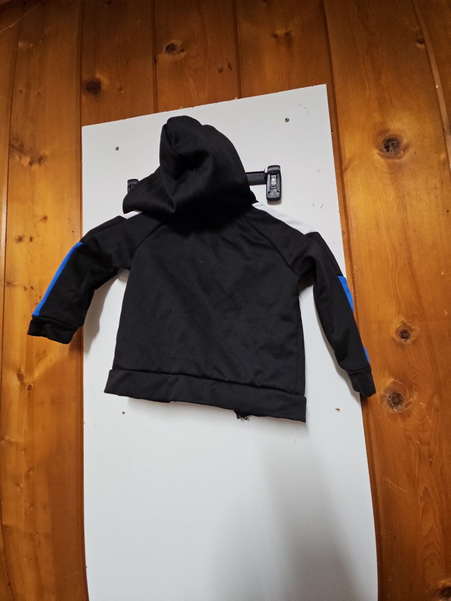 (549) Puma Zip Up Hoodie Size 2T Black Blue 5