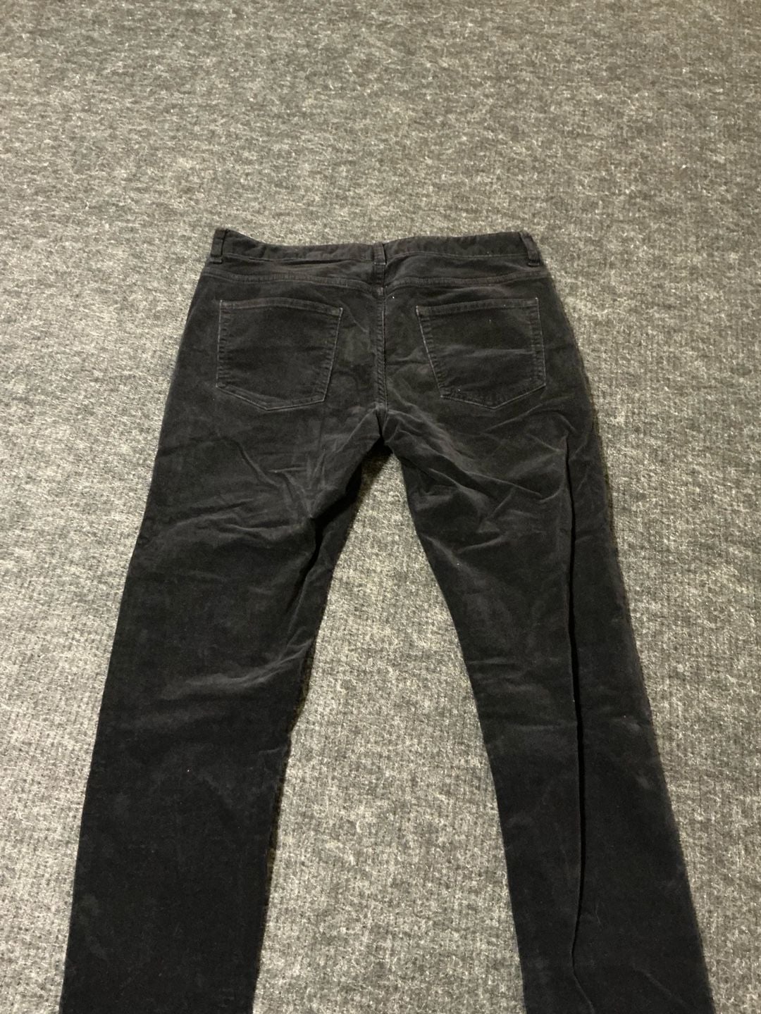 Forever 21 Corduroy Pants Mens Size 32 Black Cotton 5 Pockets Design  7