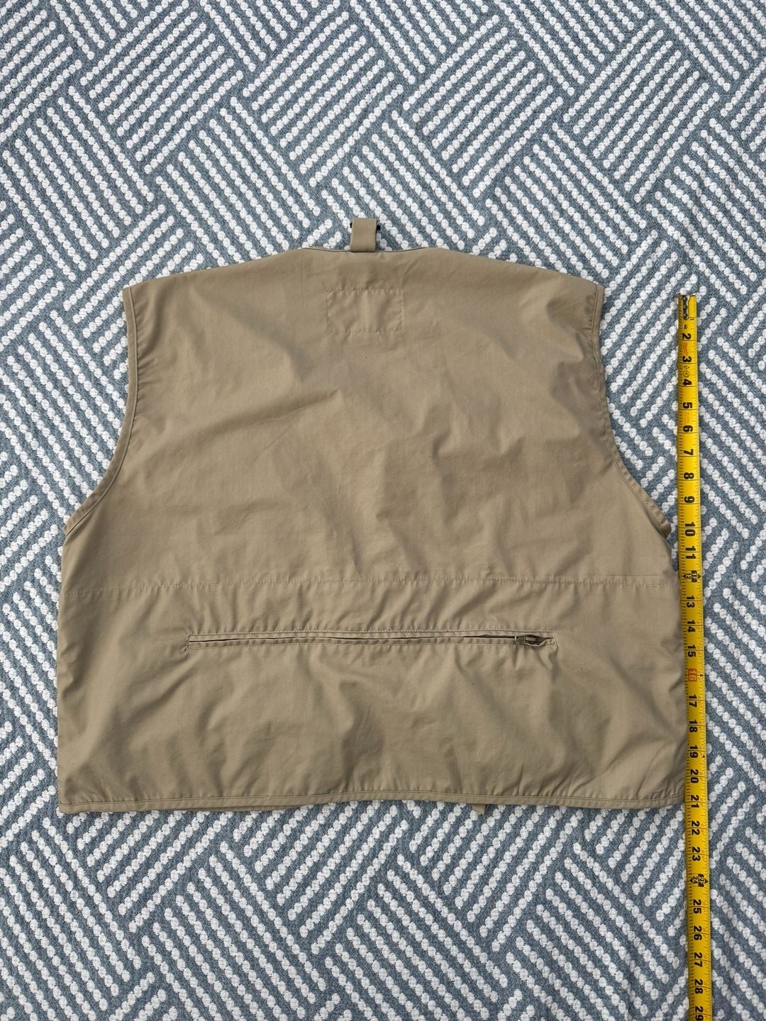Rio Bravo Outdoor Adventure Clothing Vest Size XL Tan Multi Pocket Fishing 8