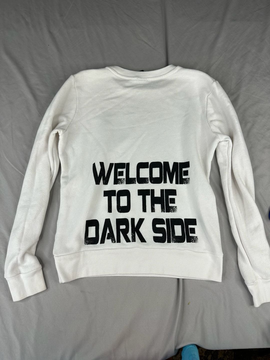 Star Wars Darth Vader Sweatshirt Size M White Graphic Pullover 5