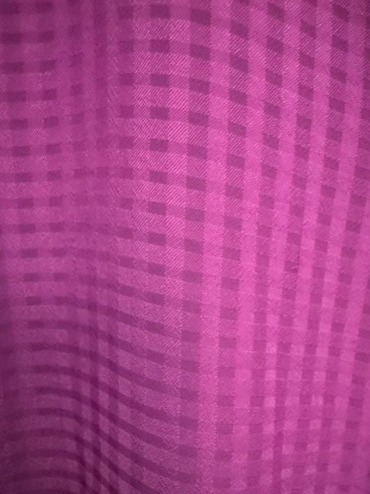 BonWorth Button Down Tunic Size L Purple Textured Blouse 4