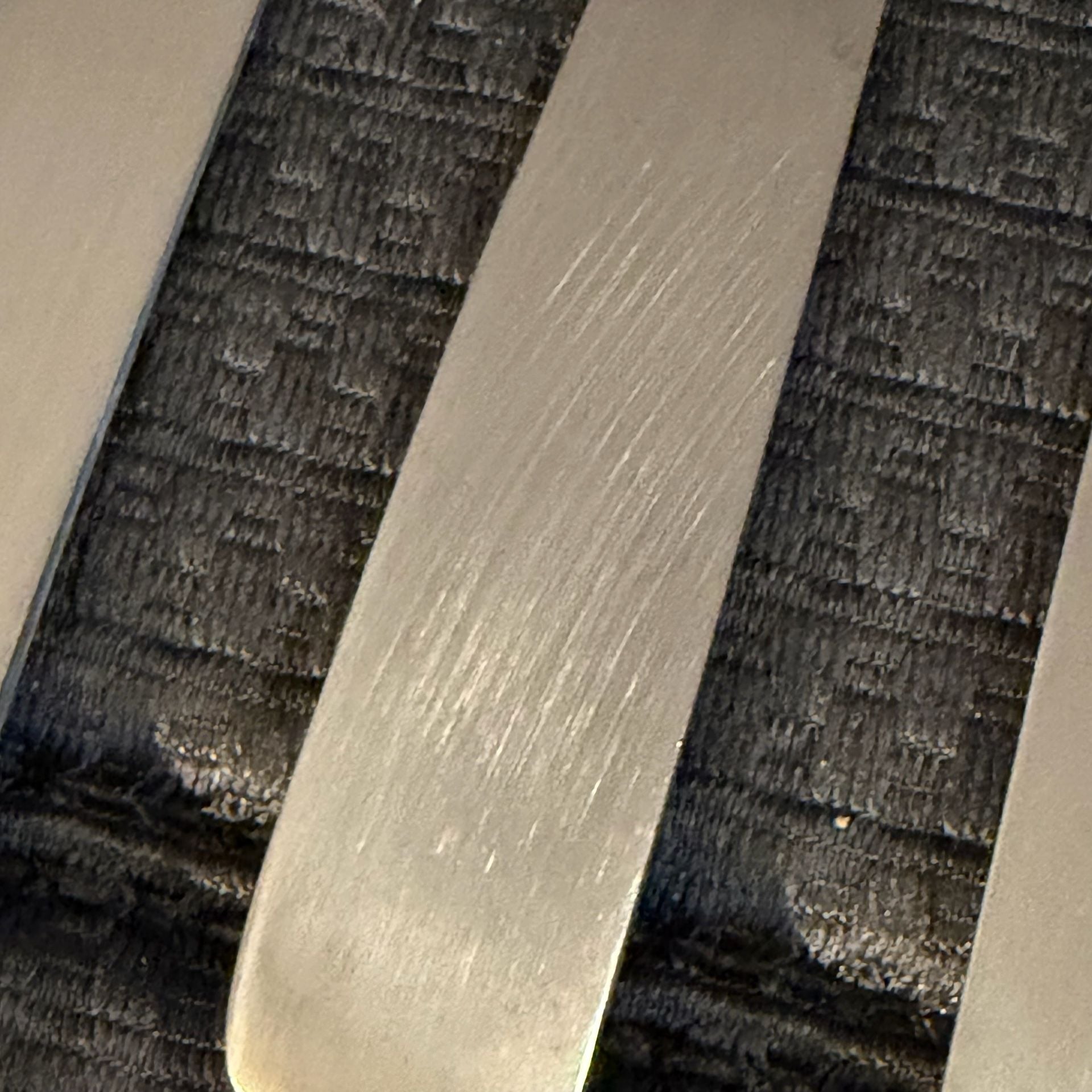 Matte Stainless Steel Dinner Knives Set of 7 Flatware Like Oneida Icarus  7