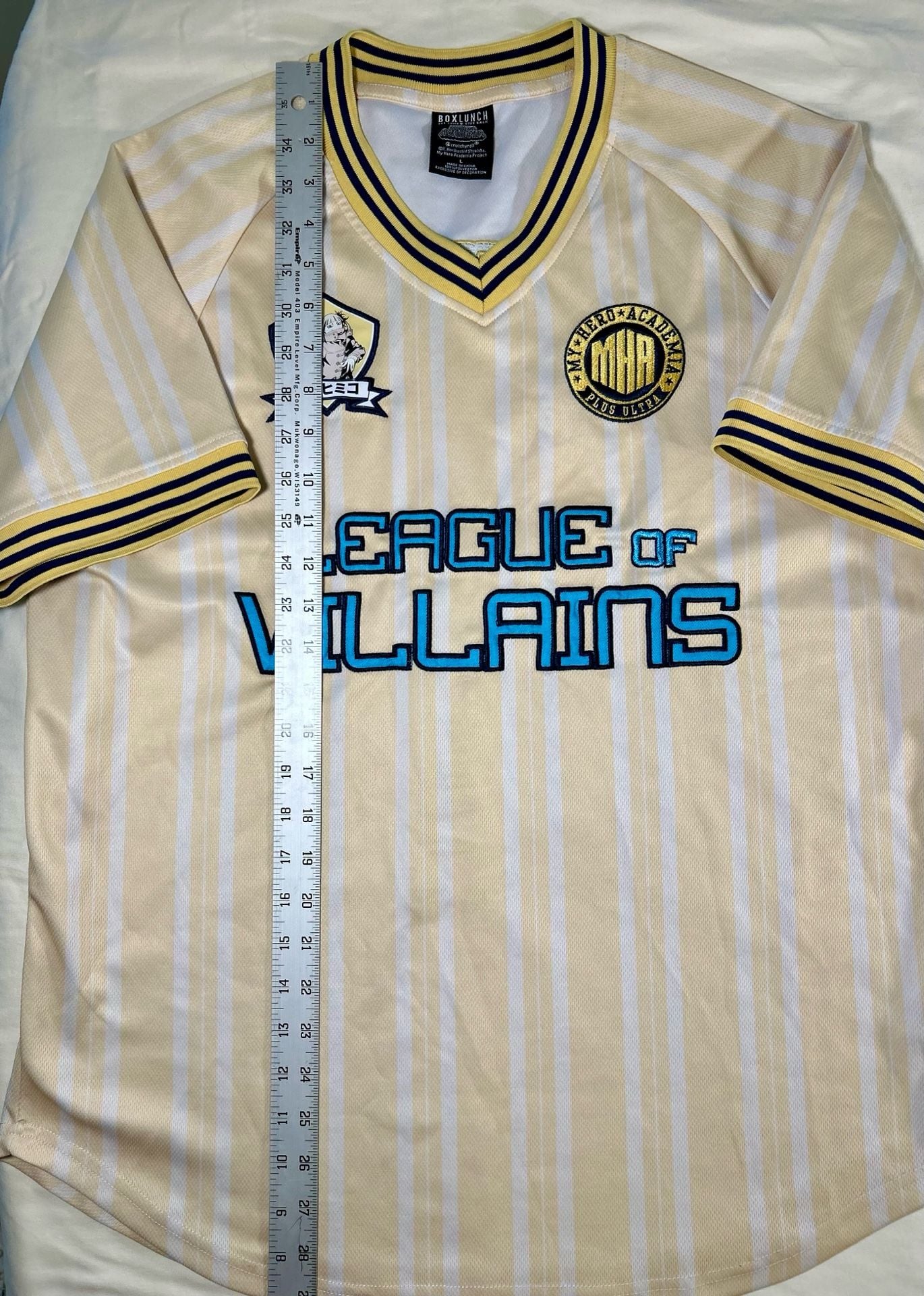 BoxLunch My Hero Academia League of Villains Soccer Jersey Size L 7