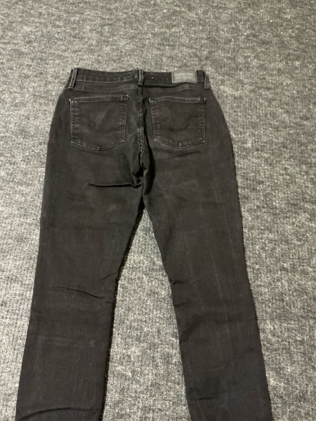 Signature By Levi Strauss & Co Mid-Rise Skinny Jeans Womens Size 26/26 Black 10