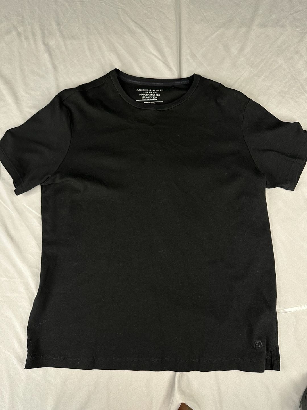 Banana Republic Luxe Touch Performance Tee Size L Black 2