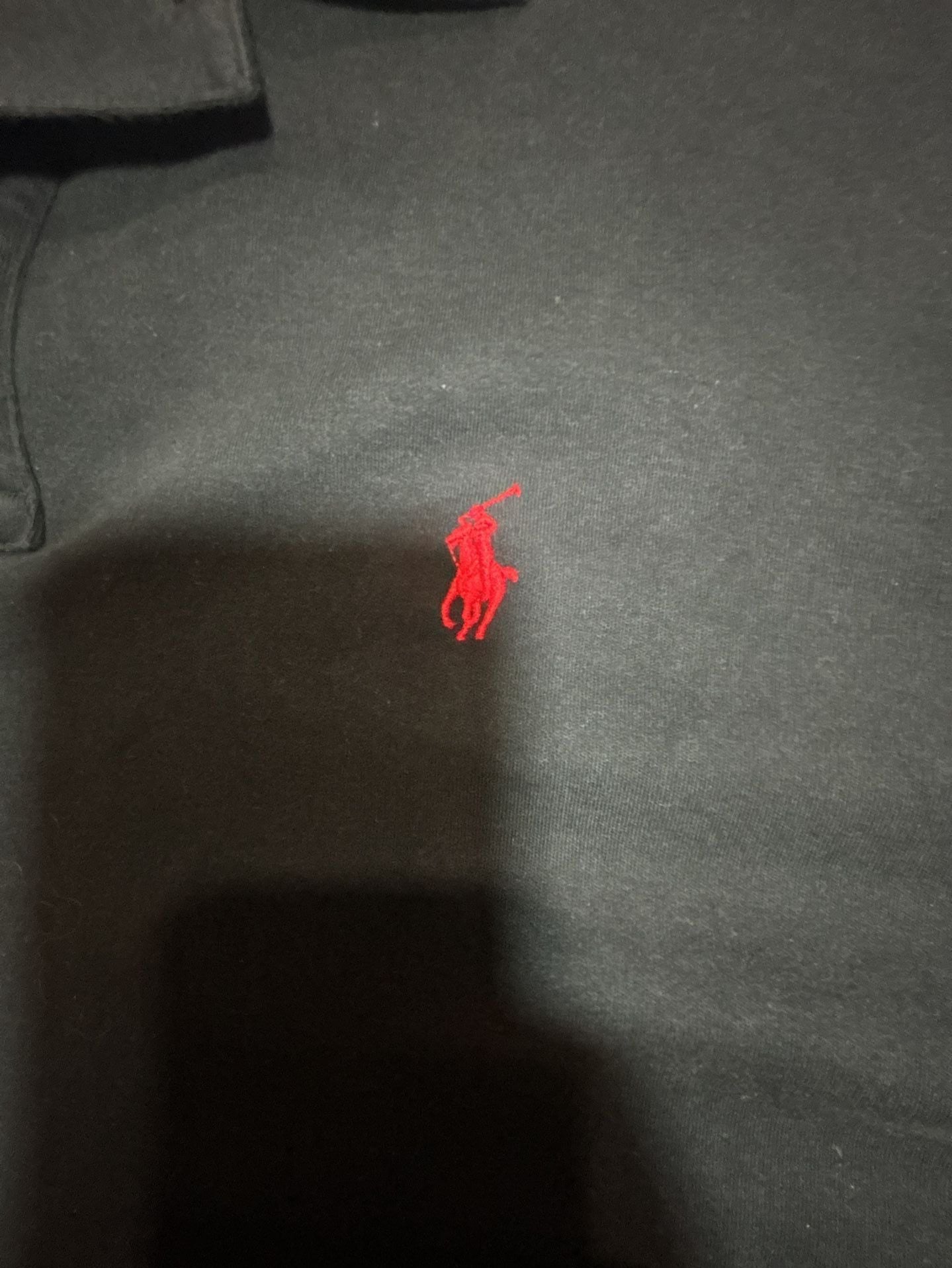 Polo By Ralph Lauren Polo Shirt Size M Black Cotton 3