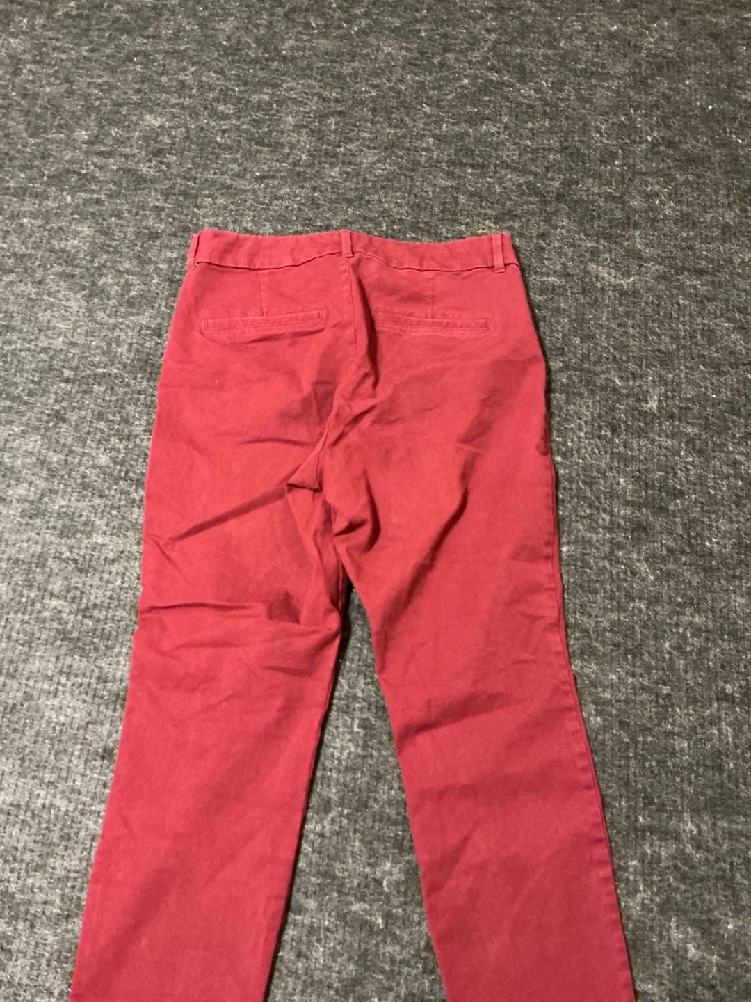 Old Navy High-Rise Pixie Skinny Pants Womens Size 6 Red 8