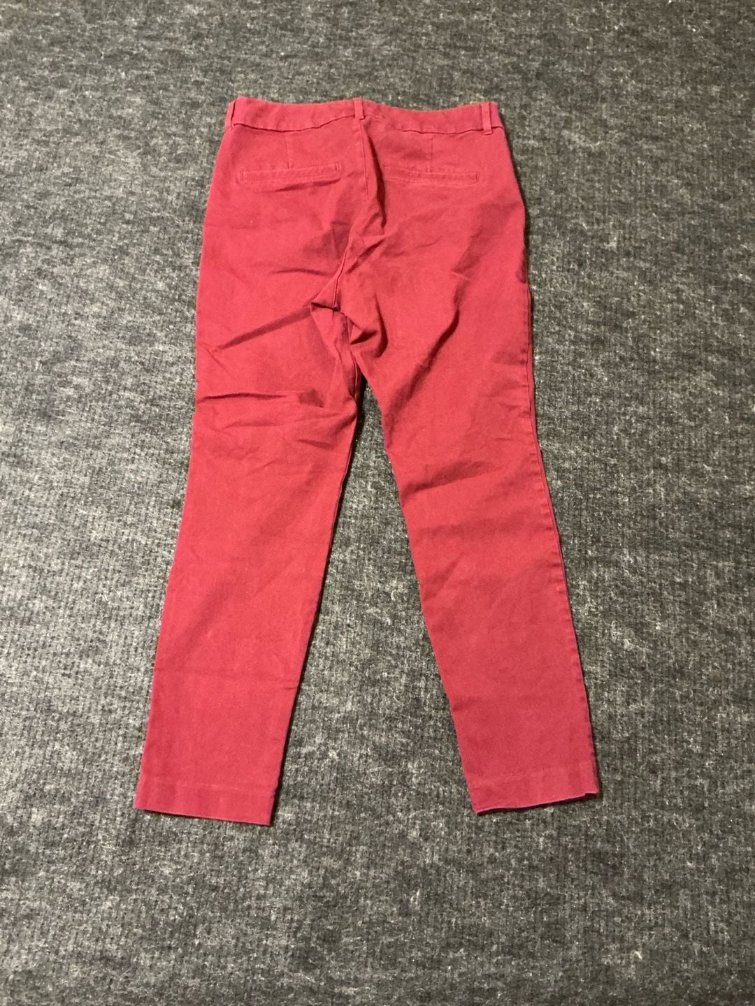 Old Navy High-Rise Pixie Skinny Pants Womens Size 6 Red 9