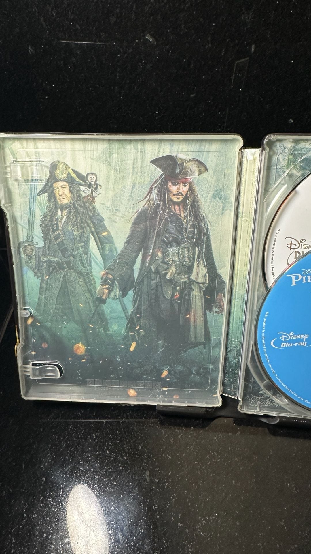 OOP Disney Pirates Of The Caribbean Dead Men Tell No Tales Steelbook 4