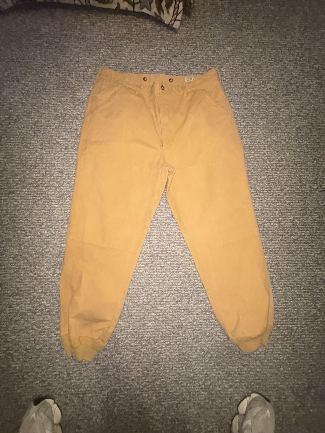 Orvis Canvas Pants Size 40 Brown Joggers 2