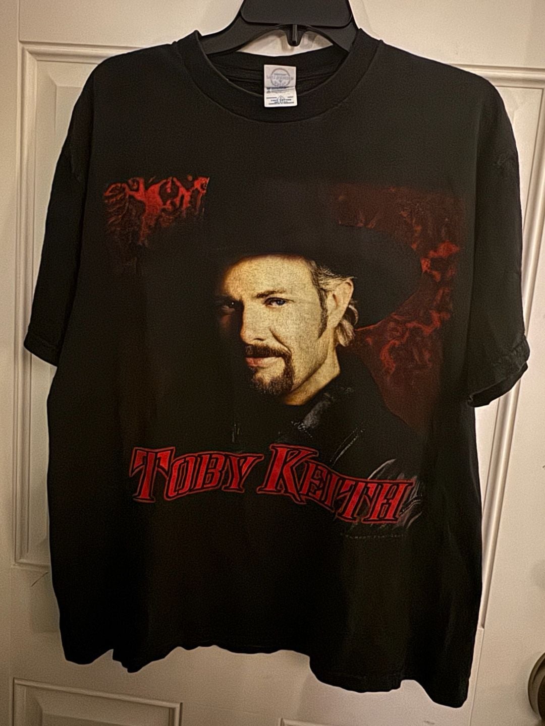 Vintage Toby Keith I Wanna Talk About Me Graphic T-Shirt Size L Vintage Black 2