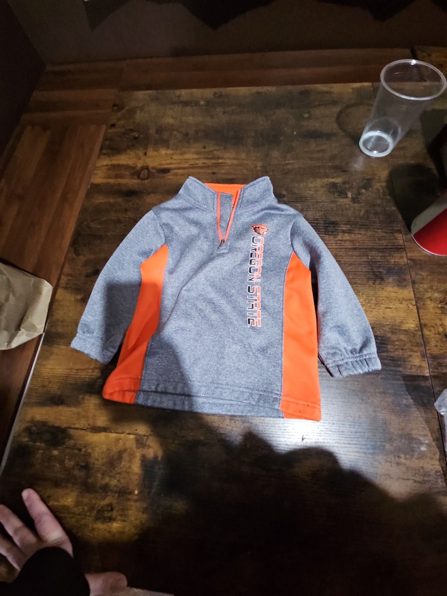 (551) Rivalry Threads Oregon State University Quarter Zip Size 2T 2