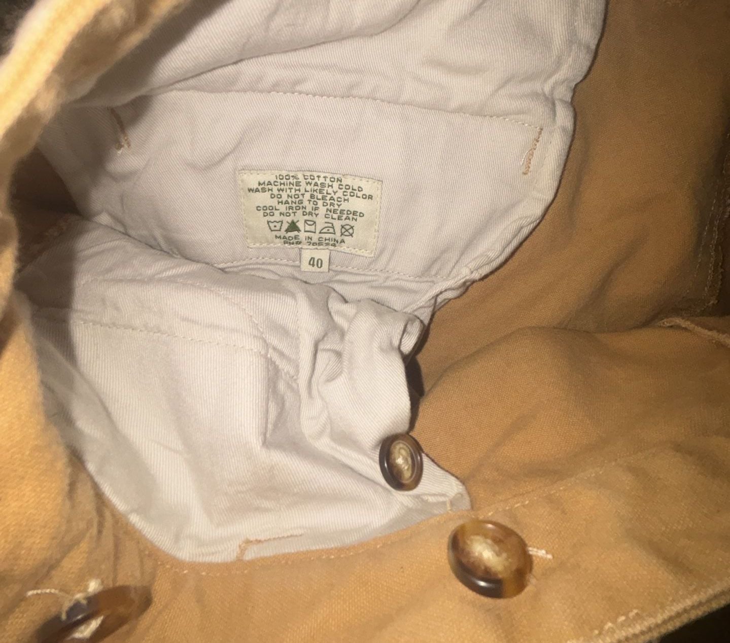 Orvis Canvas Pants Size 40 Brown Joggers 4