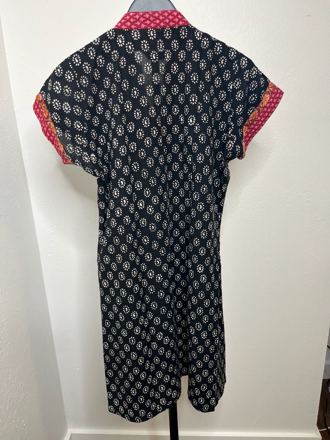 Black Floral Cotton Tunic 3