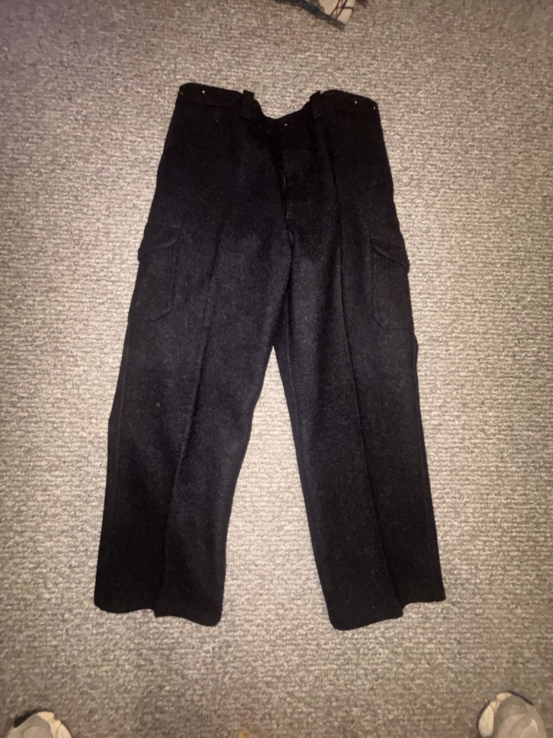Filson Mackinaw Wool Field Pants Charcoal Black 2