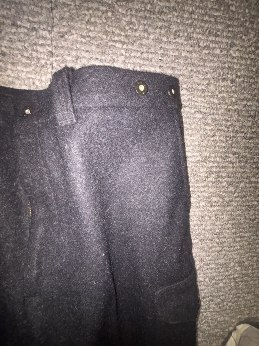 Filson Mackinaw Wool Field Pants Charcoal Black 3