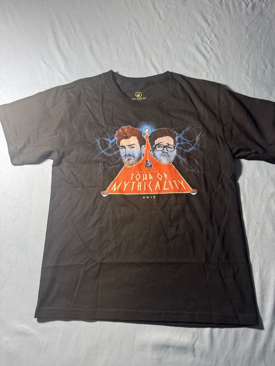 Mythical Tour Of Mythicality Size MD Black T-Shirt 2