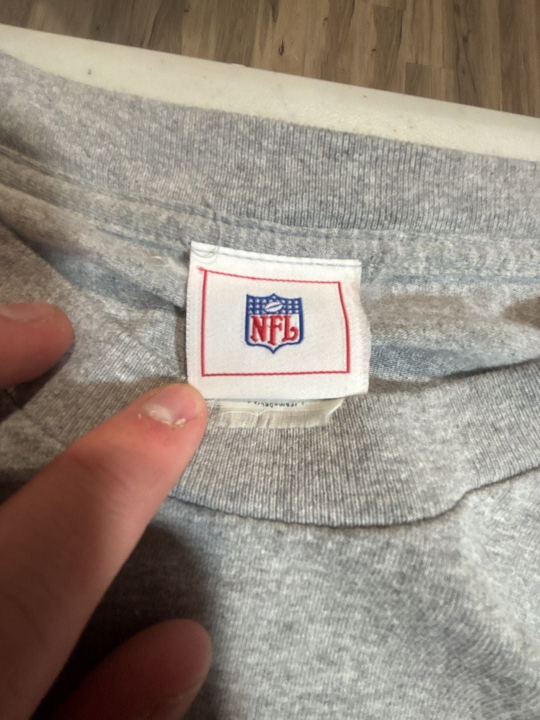 NFL Green Bay Packers Long Sleeve Shirt Gray Vintage Super Bowl Champions 5