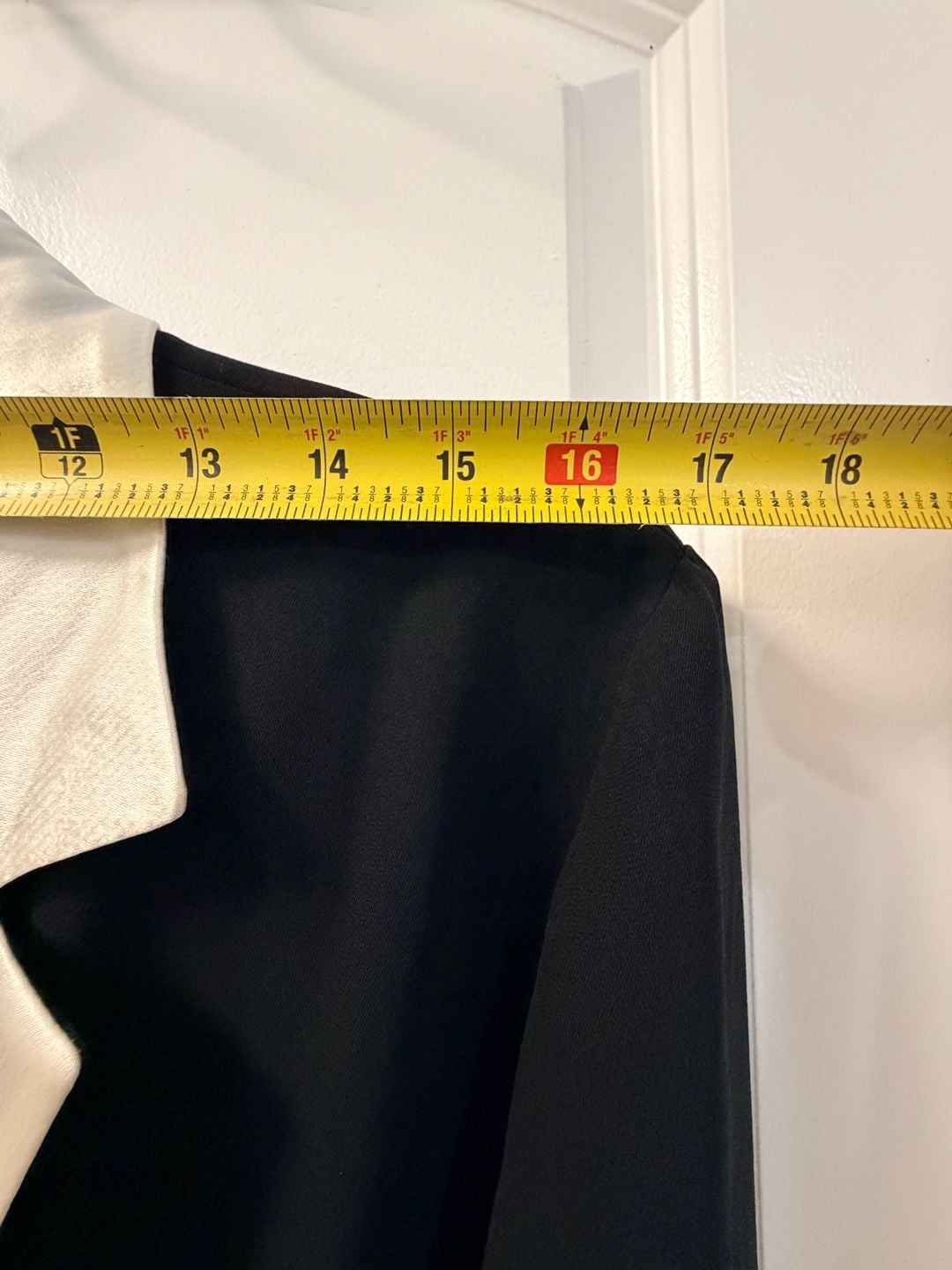 Jones New York Dress Jumpsuit Size 8 Black White Satin Trim 11