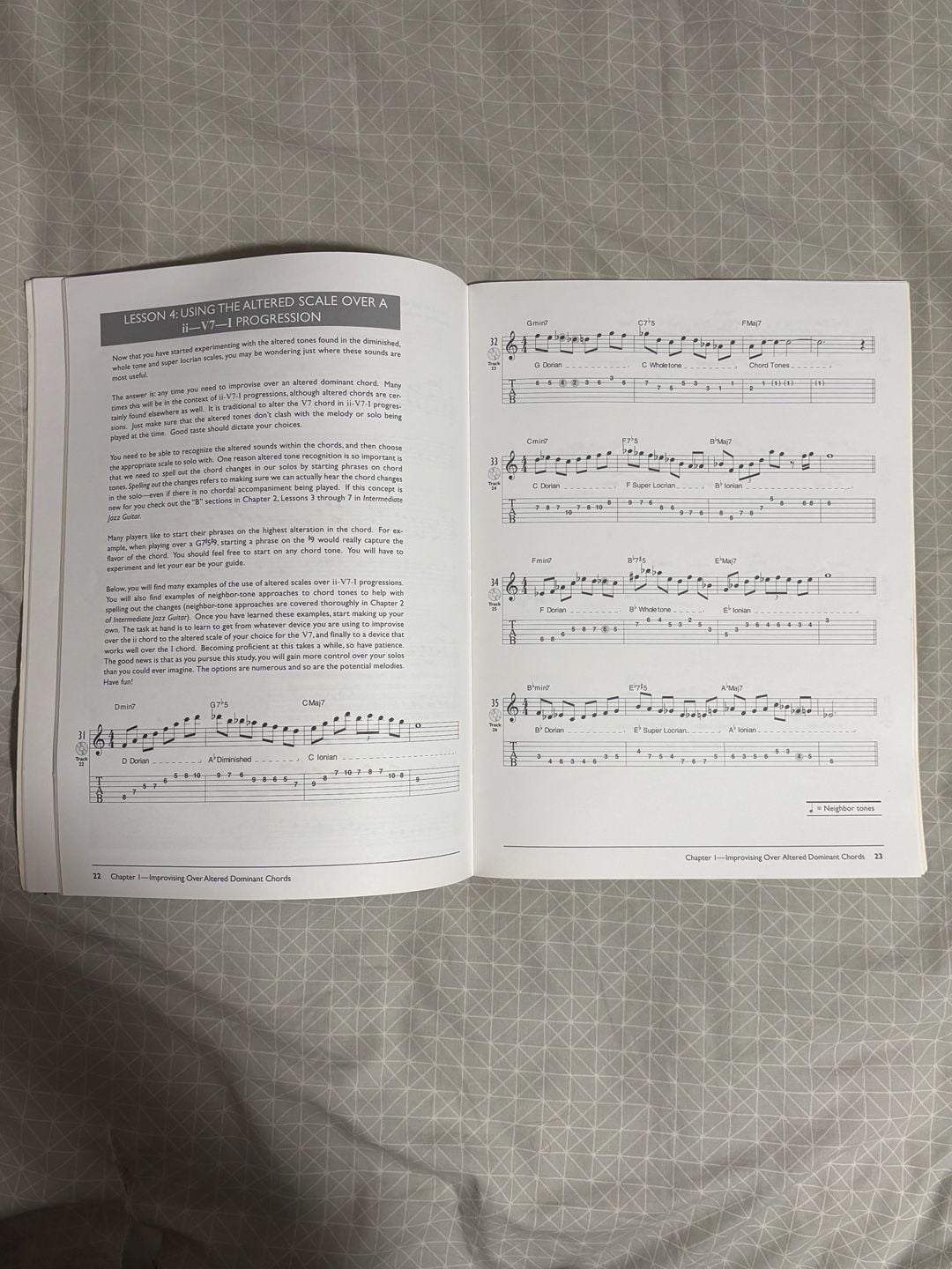 Alfred Mastering Jazz Guitar Improvisation Book Jody Fisher 3