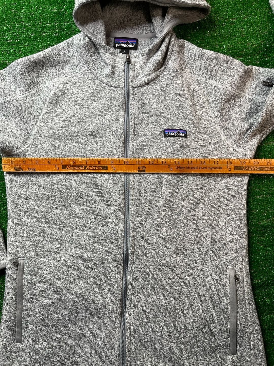 Patagonia Better Sweater Fleece Jacket Size L Gray 15