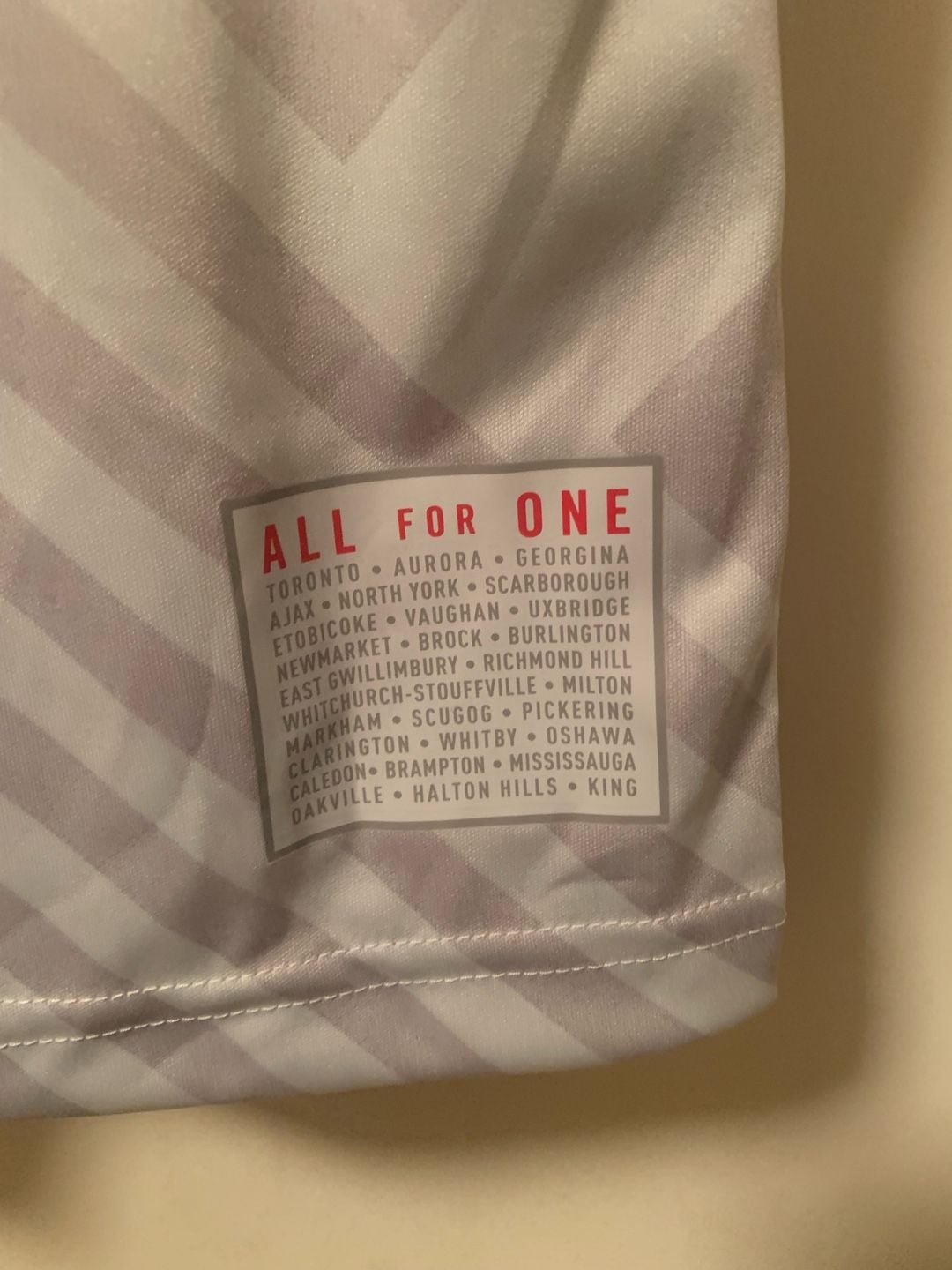 Adidas Toronto FC Soccer Jersey Size S Clear Grey Scarlet 4