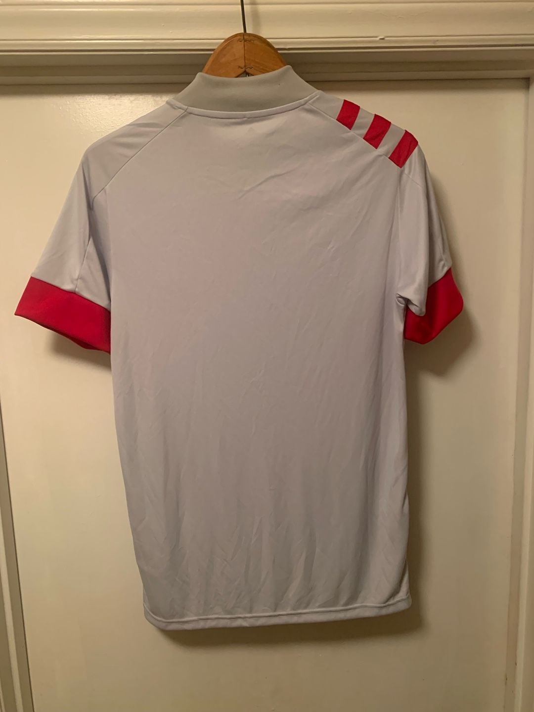 Adidas Toronto FC Soccer Jersey Size S Clear Grey Scarlet 5