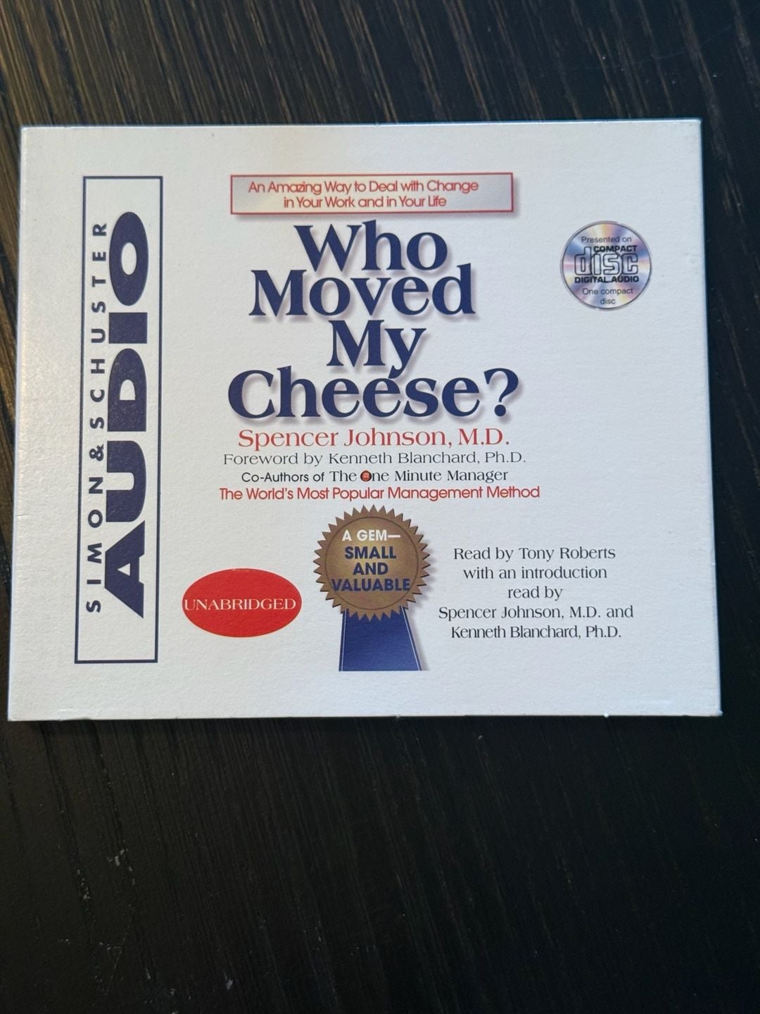 Simon & Schuster Audio Who Moved My Cheese? Audio CD Spencer Johnson 1