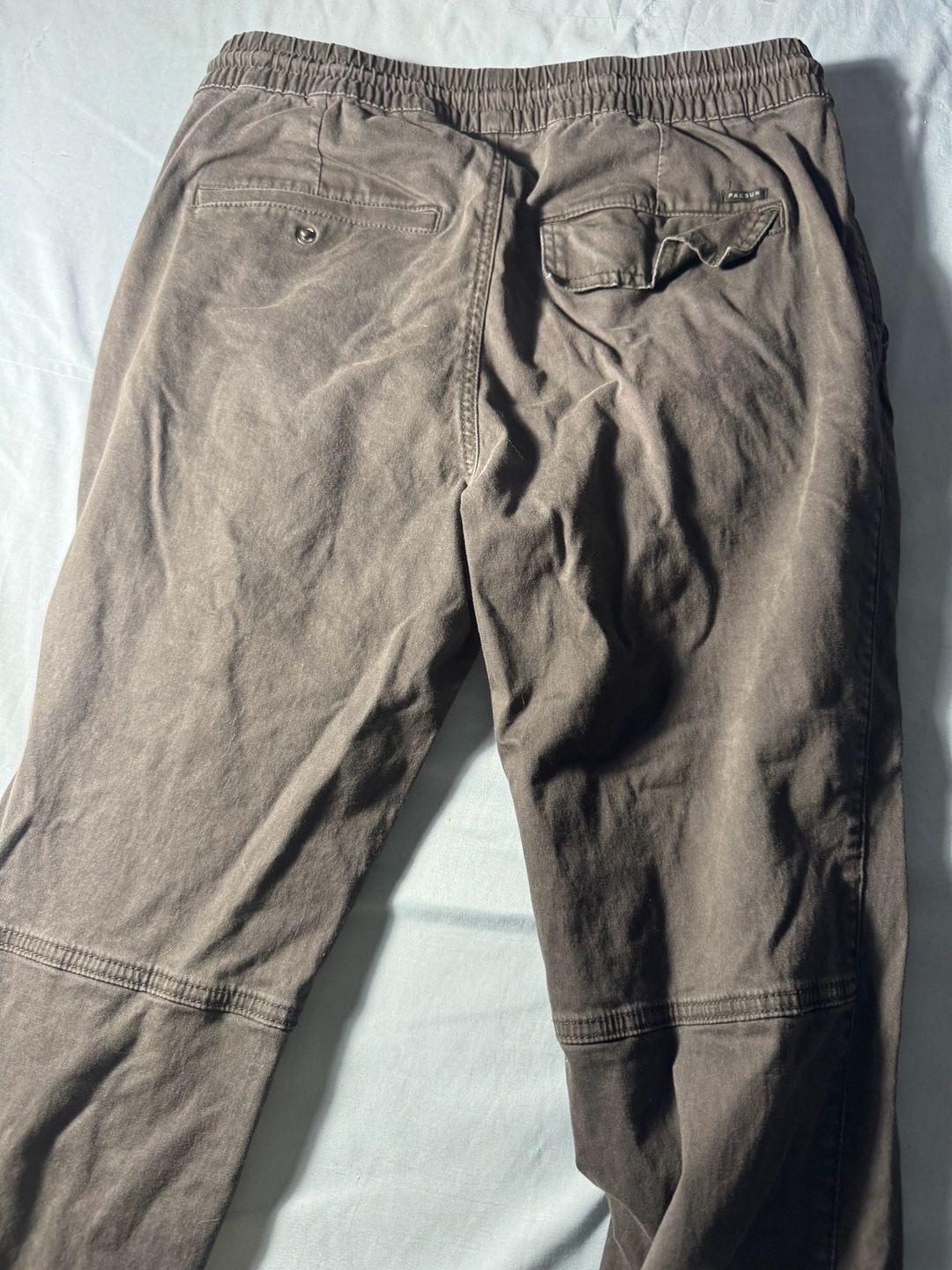Pacsun Cargo Size M Black Drawstring Utility Pants 9