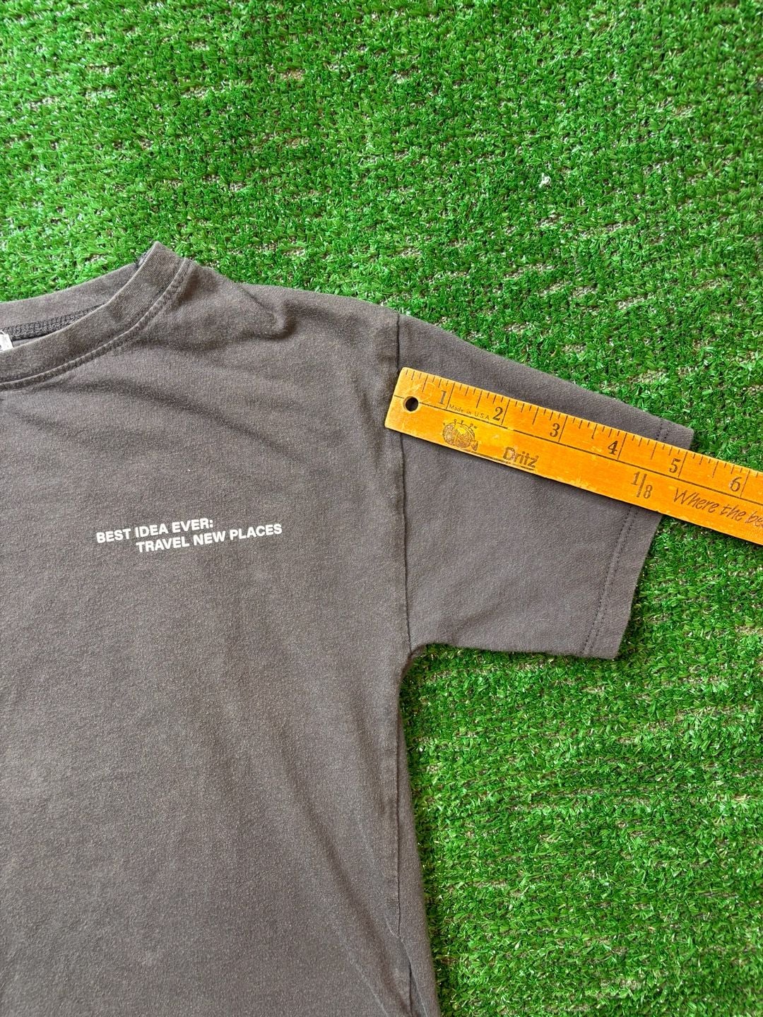 Zara Feel Explorer Graphic T-Shirt Size 7 122 cm Dark Gray 13