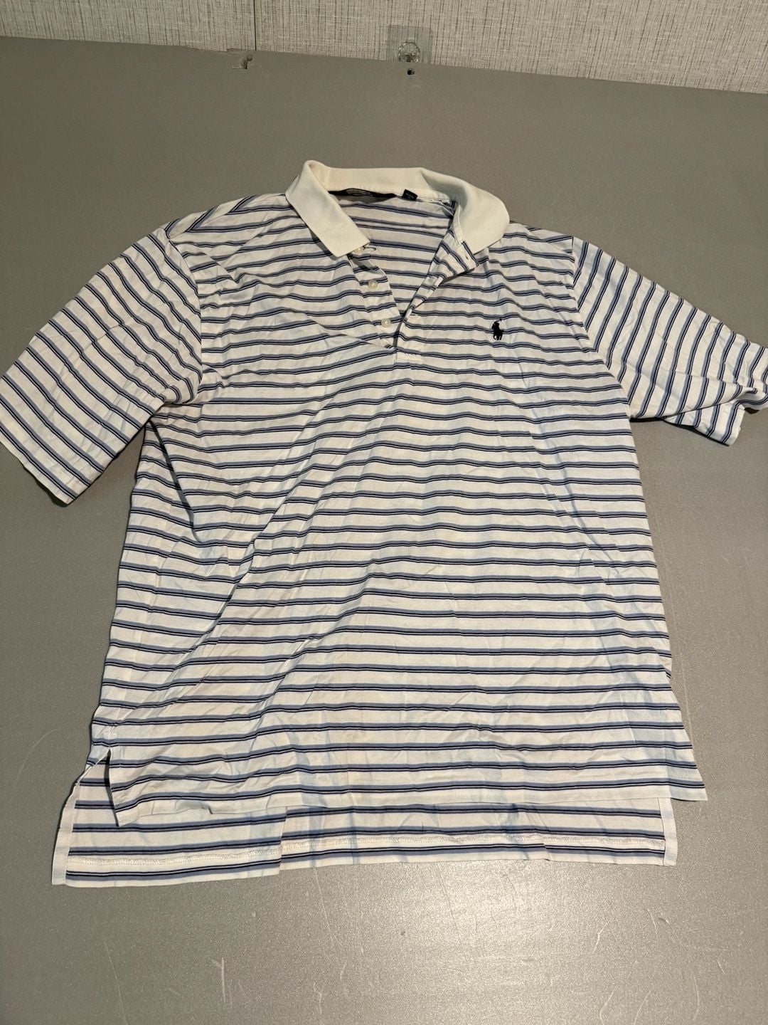 Polo Golf Ralph Lauren Polo Shirt Size M Striped Pima Cotton 7